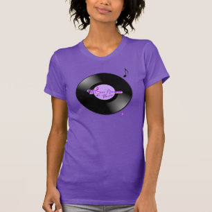 MoonDreams Music Record Lila Bra Jersey T-Shirt