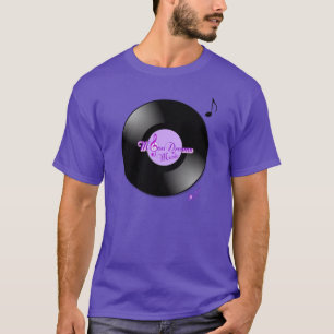 MoonDreams Music Record Lila Manar-Shirt Tröja