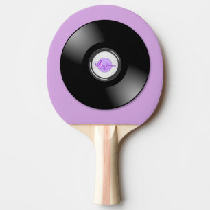 MoonDreams Music Record Lila Ping Pong Paddle Pingisracket