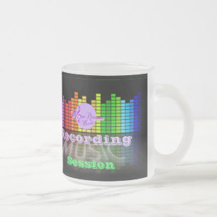 MoonDreams Music Recording Session FrostedGlassMug Frostad Glasmugg