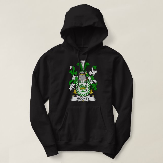 Mooney Coat of Arms  Family Crest  Hoodie (Design framsida)
