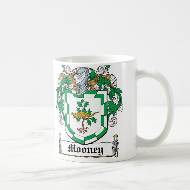 Mooney familjvapensköld kaffemugg (Höger)