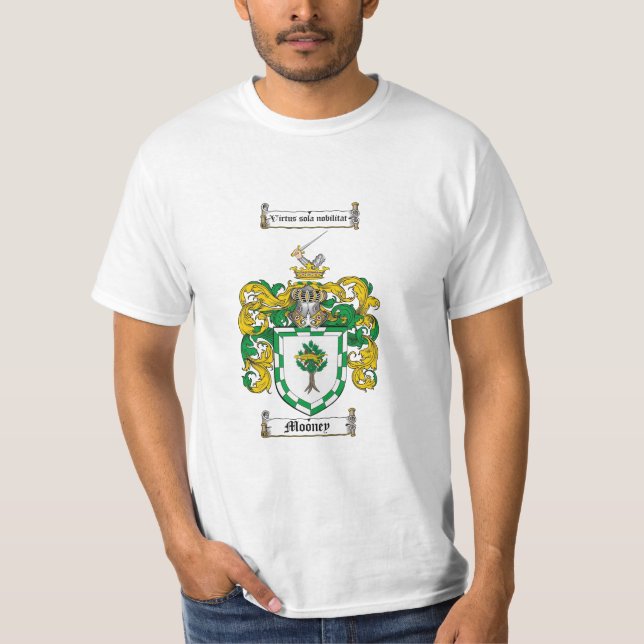 Mooney familjvapensköld - Mooney vapensköld T-shirt (Framsida)