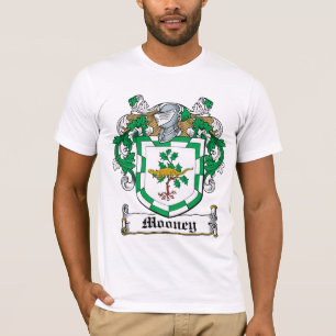 Mooney familjvapensköld tee shirt