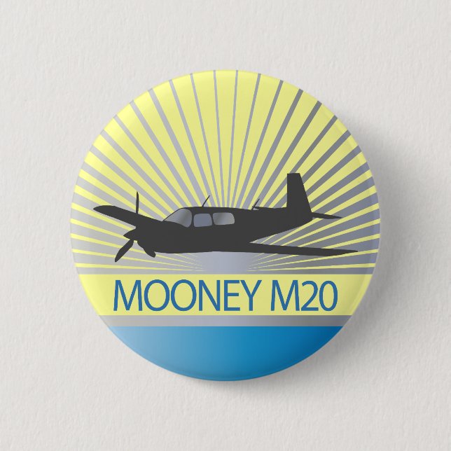 Mooney M20 Aviation Knapp (Framsida)
