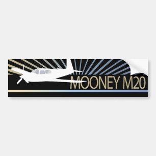 Mooney M20 flyg Bildekal