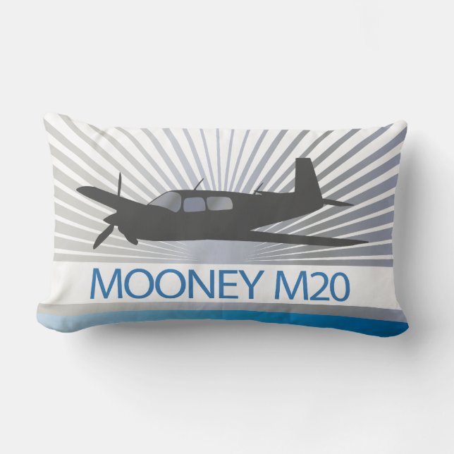 Mooney M20 flygplan Lumbarkudde (Framsida)