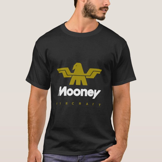 Mooney Vintage Aircraft USA Classic T Shirt (Framsida)