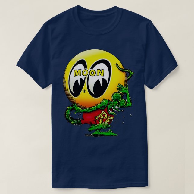 Mooneyes och Råtta T Shirt (Design framsida)