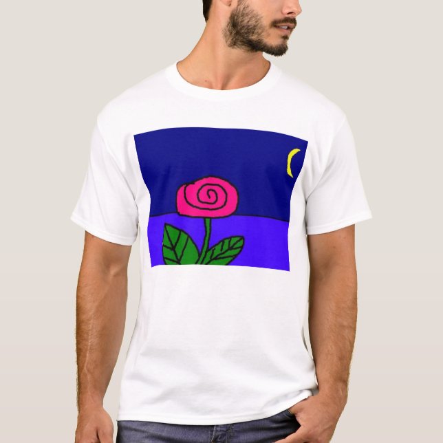 MoonFlower Tee Shirt (Framsida)