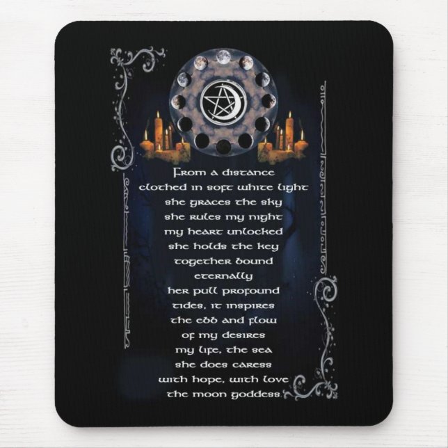 MoonGoddessen Mousepad Musmatta (Framsidan)