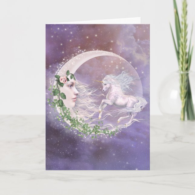 Moonicorn Notecard Kort (Framsida)