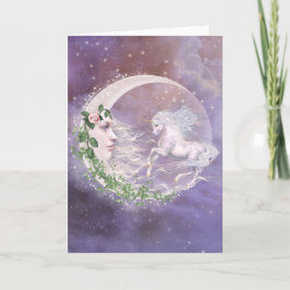 Moonicorn Notecard Kort