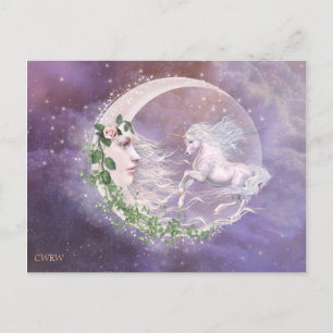 Moonicorn Postcard Vykort