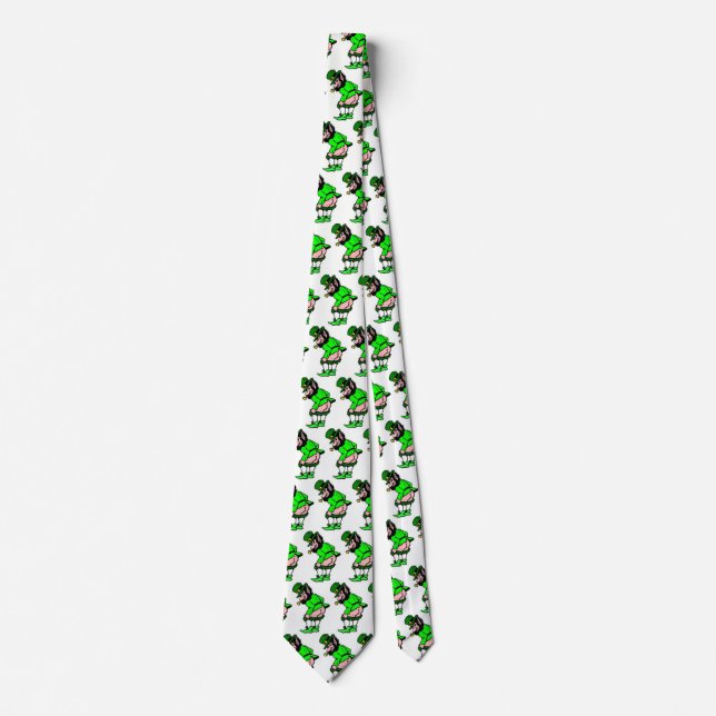 Mooning Leprechaun Tie Slips (Framsida)