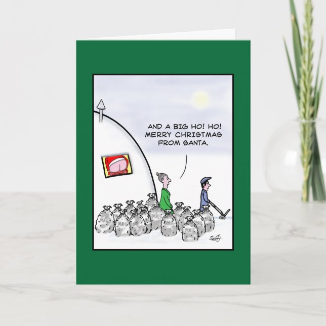 Mooning Santa Helgkort (Framsida)