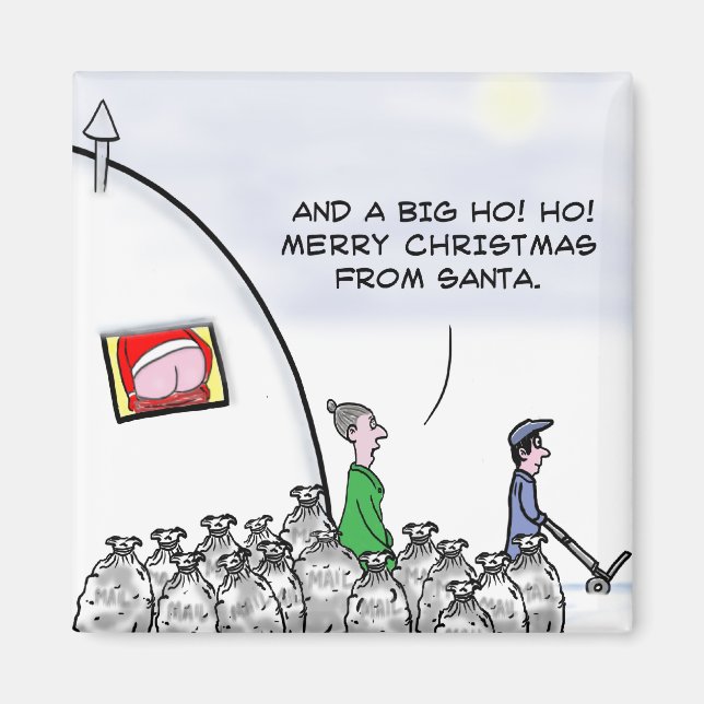Mooning Santa Magnet (Framsidan)