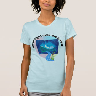 Moonlight äger skogen t shirt