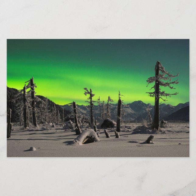 Moonlight Aurora Brevpapper (Framsida)