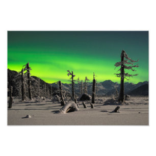 Moonlight-Aurora Fototryck