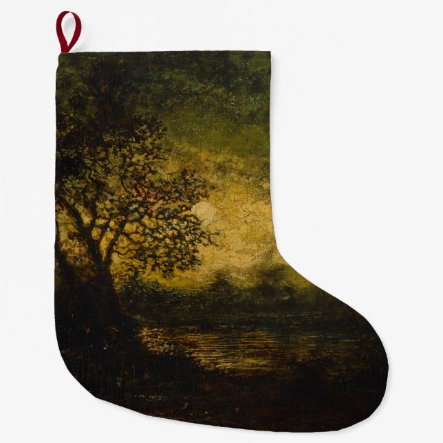 Moonlight (av Ralph Albert Blakelock) Stor Julstrumpa (Framsidan)