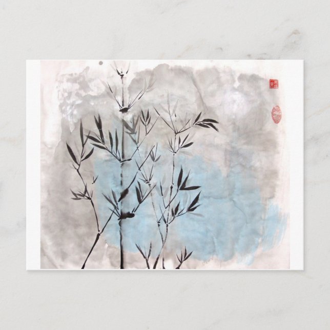 Moonlight Bamboo vykort (Framsida)