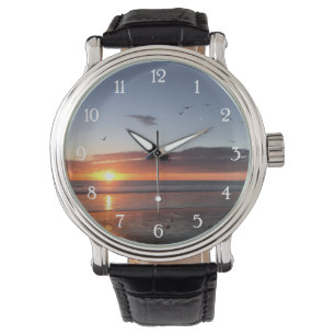 Moonlight Beach Sunset Armbandsur