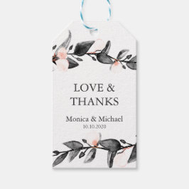 Moonlight Bloom | Tack-förmån för Bröllop NAMN Presentetikett