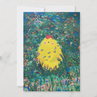 Moonlight Chicken - akryl Inbjudningar