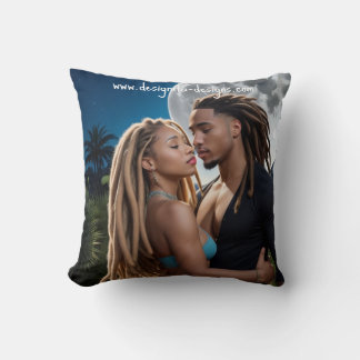 Moonlight Couple – Romantic Digital Art Kudde