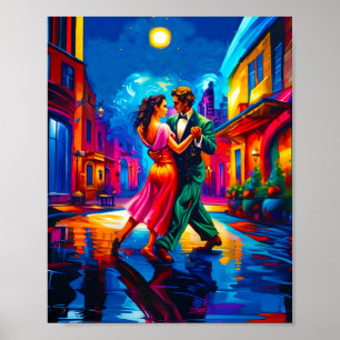 Moonlight Dancing, Poster Pappert (projektionsyta)