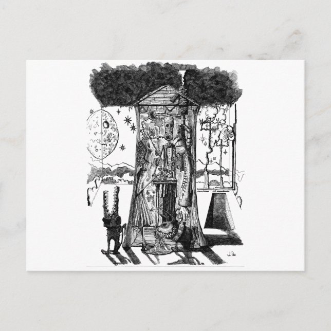 Moonlight-design Vykort (Framsida)