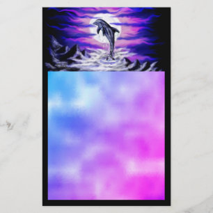 Moonlight Dolphin Brevpapper