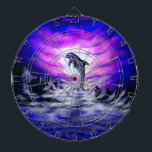 Moonlight Dolphin Darttavla<br><div class="desc">Moonlight Dolphin - Digital Fantasy Art Painting by Krisi ArtKSZP >>> Fler produkter i butikskategorin >> Dolphin - Delfin >>> Moonlight Dolphin</div>