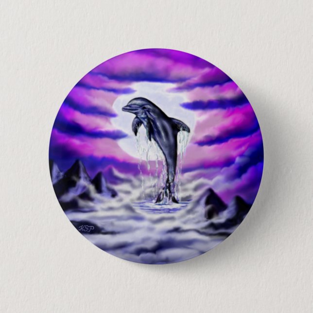 Moonlight Dolphin Knapp (Framsida)