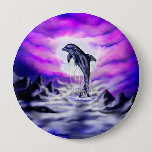 Moonlight Dolphin Knapp (Framsida)