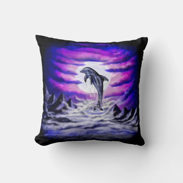 Moonlight Dolphin Kudde (Framsida)