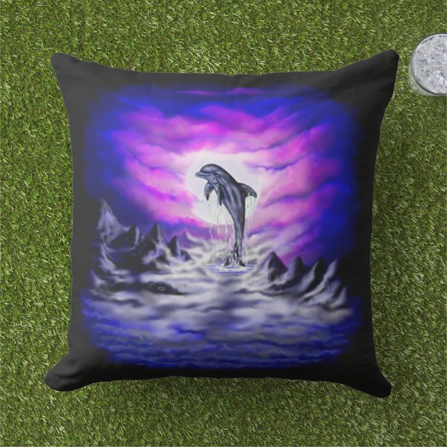 Moonlight Dolphin Kudde (Gräs)