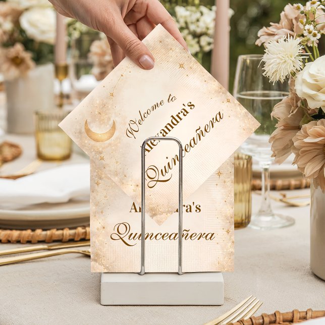 Moonlight Elegance Quinceañera Pappersservett (Skapare uppladdad)