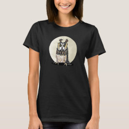 Moonlight European Uggla Mörk T-Shirt
