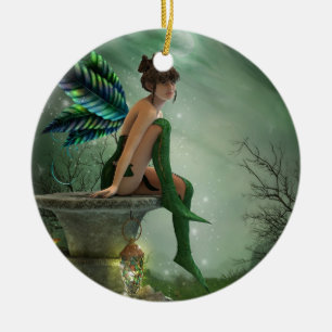Moonlight Fairy Julgransprydnad Keramik