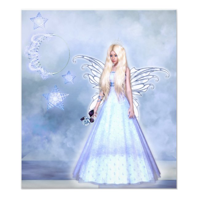 Moonlight Fairy Princess Fototryck (Framsidan)