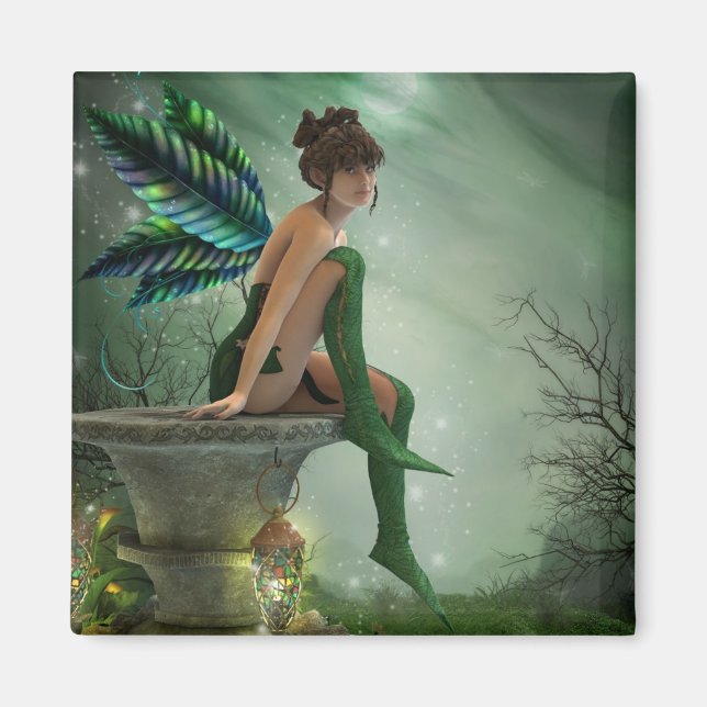 Moonlight Fairy Refrigerator Magnet (Framsidan)