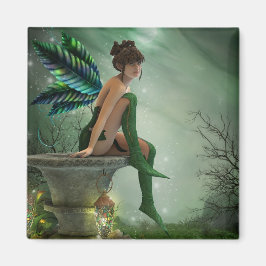 Moonlight Fairy Refrigerator Magnet