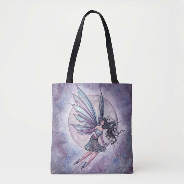 Moonlight Flight Fairy Fantasy Art Tygkasse (Framsida)