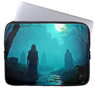 Moonlight Forest Spirits design Laptop Fodral