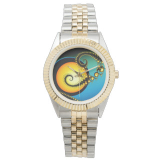 "Moonlight Fractal Art-design Armbandsur