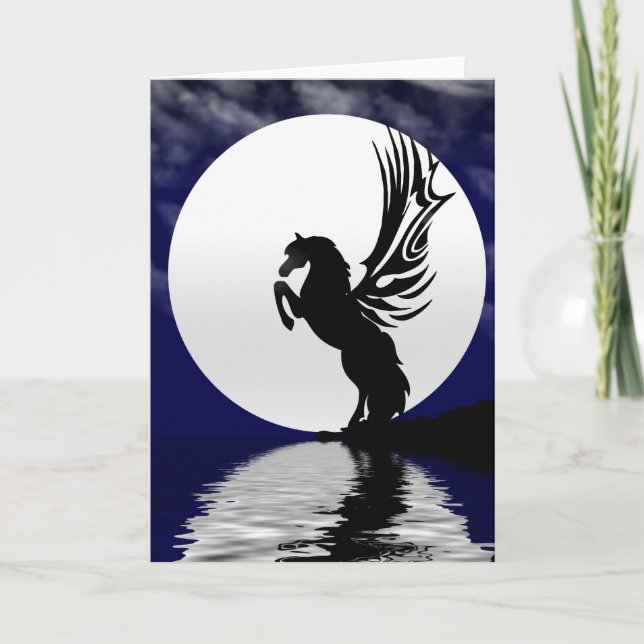 Moonlight Glow Greeting Card Kort (Framsida)