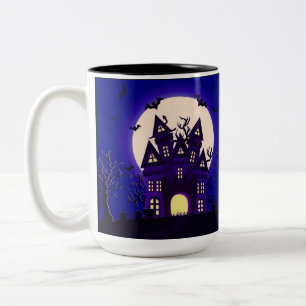 Moonlight Haunted Mansion Två-Tonad Mugg