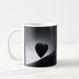 Moonlight Heart Shape Night Himlar Kaffemugg